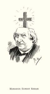 Mösyö Ernest Renan (taş) by Phil May