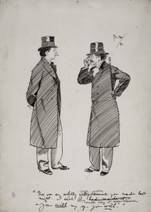 Oscar Wilde ve Whistler by Phil May