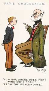Phil May taslağı (renkli taş baskı)