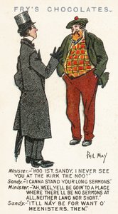 Phil May taslağı (renkli taş baskı) by Phil May