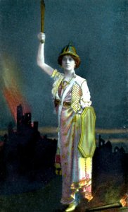 Zena Dare 1887-1975, İngiliz şarkıcı ve oyuncu, 1908. by Philco Publishing Company