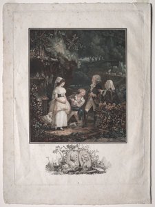 Annette ve Lubin by Philibert Louis Debucourt