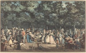 Halka Açık Gezinti Yeri by Philibert Louis Debucourt