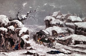 Devrilmiş vagon. Philibert Louis Debucourt