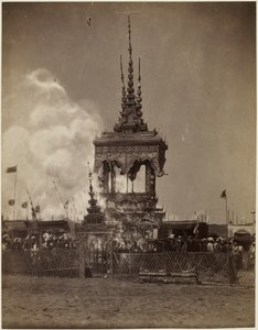 Bir Birmanya ölü yakma by Philip Adolphe Klier