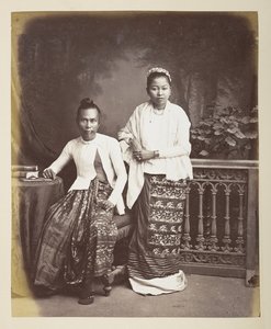 Birmanyalı bir karı kocanın portresi, Fotoğrafçı: Klier, Philip Adolphe Gladstone Koleksiyonu