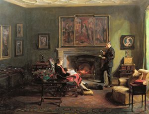 Fareham Vikont ve Vikontes Lee ile İç by Philip Alexius de Laszlo