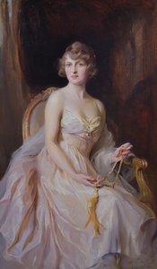 Vera Boscawen, Leydi Broughton by Philip Alexius de Laszlo