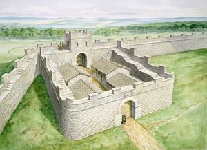 Hadrian Duvarı Cawfields Milecastle, 2. yüzyıl, 1990-2010