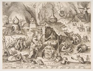 Avarice Avaritia, The Seven Deadly Sins, 1558 serisinden.