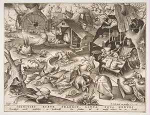 Tembel Desidia, Yedi Ölümcül Günah serisinden, 1558.