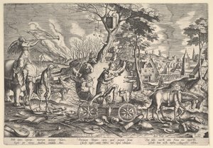 Zamanın Zaferi, 1574. by Philip Galle