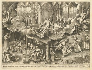 Bilge ve Budala Bakirelerin Meselleri by Philip Galle, after Pieter Bruegel the Elder