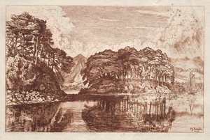 Göl, 1875. by Philip Gilbert Hamerton