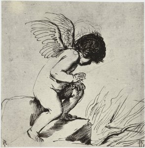 Anonim, Bir Aşk Tanrısı by Philip Henry Delamotte
