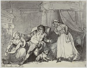 Thomas Rowlandson, Sarhoş Koca by Philip Henry Delamotte