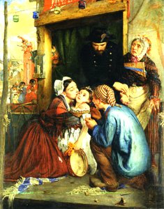 Çalınan Çocuklarını Bulan Fransız Köylüler, 1859 by Philip Hermogenes Calderon