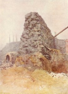 Roma Duvarı Kalıntıları, Newgate, 1903 by Philip Norman