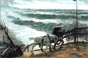 Yaklaşan Fırtına (tuval üzerine yağlı boya) by Philip Richard Morris