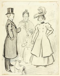 Doğu Yakasında Londra Yaşamının Esprili Sahnesi by Philip William May