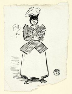 Londra Kadın Karakteri by Philip William May