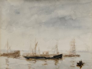 (kağıt üzerine sulu boya) by Philip Wilson Steer