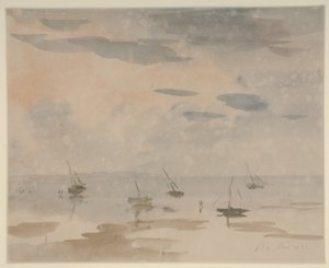 (kağıt üzerine sulu boya) by Philip Wilson Steer