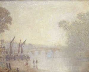 Klasik Bir Manzara, Richmond, Surrey by Philip Wilson Steer