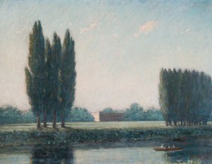 Nehirden Syon Evi, 1894 dolayları (tuval üzerine yağlı boya)