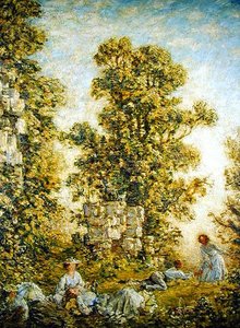 Piknik, Küçük Dean (tuval üzerine yağlı boya) by Philip Wilson Steer