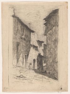 Arles Ruelle d'Arles'deki Sokak (orijinal başlık) by Philip Zilcken