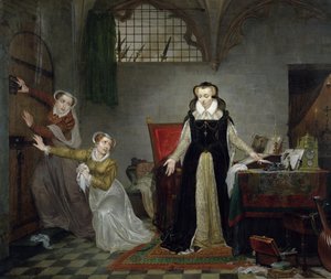 Mary Stuart (1542-87) İnfazı İçin Ayrılırken, 8 Şubat 1587