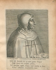 Girolamo Savonarola, 1572. by Philipp Galle