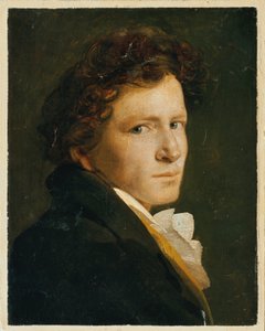 Genç bir adamın büstü by Philipp Otto Runge