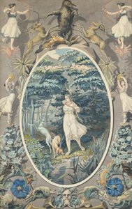 Avcılığın Sevinci, 1808-9 (kağıt üzerinde kalem ve wc)