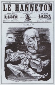 Almanya doğumlu Fransız besteci Jacques Offenbach