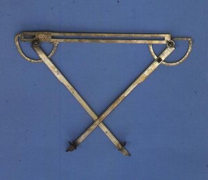 Trigonometre, c.1580 (pirinç) by Philippe Danfrie