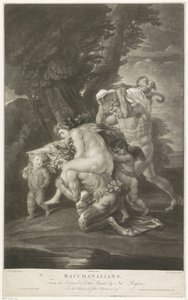 Bacchanten by Philippe Joseph Tassaert