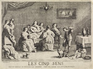 Beş duyu Les cinq sens (nesne üzerindeki başlık)
