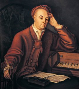 George Frideric Handel (1685-1759) Alman-İngiliz müzisyen, Philippe Mercier c. 1725 (tuval üzerine yağlı boya)