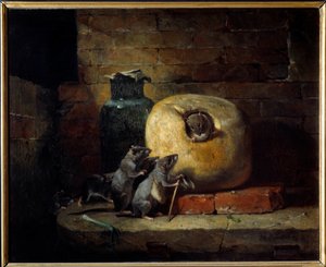 Dünyadan çekilen fare. Jean de La Fontaine