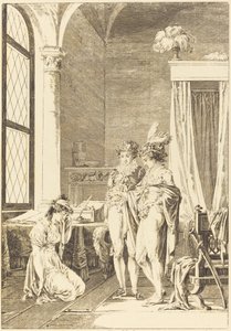 Mona Lisa: Affetmek by Philippe Triere after Jean Baptiste Mallet