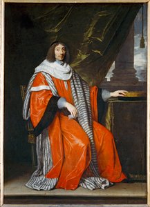 Jean-Antoine de Mesme, president au Parlement de Paris - Jean-Antoine de Mesmes, Paris Parlamentosu başkanı ... by Philippe de Champaigne