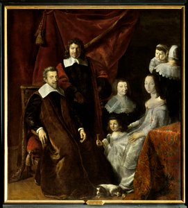 Henri Louis (Henri-Louis) ailesi Habert de Montmort (Montmor) (1600-1679), sağda, Henriette-Marie de Buade de Frontenac (Henriette Marie de Buade-Frontenac) (öldü 1676). Philippe De Champaigne (1602-1674) tarafından yapılan tablo. Tuval üzerine yağlıboya.  by Philippe de Champaigne