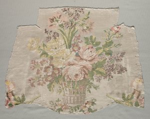 İpek Parçası, Panelin Le panier fleuri adlı parçası, 1770.