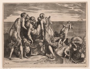 Phaeacians uyuyan Odysseus