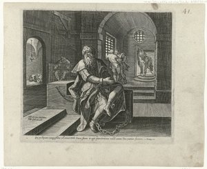 Koning Manasseh in de gevangenis Boetedoening en berouw in het Oude Testament en het Nieuwe Testament (dizi başlığı) Kalbinde günahların acısını taşıyan ve kendilerini Rab Tanrı