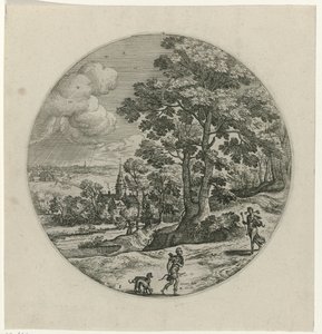 Procris schenkt Cephalus een magische pijl Cephalus en Procris (dizi adı)