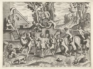 çocukların bacchanal by Philips Galle