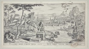 Cephalus ve Procris by Philips Galle